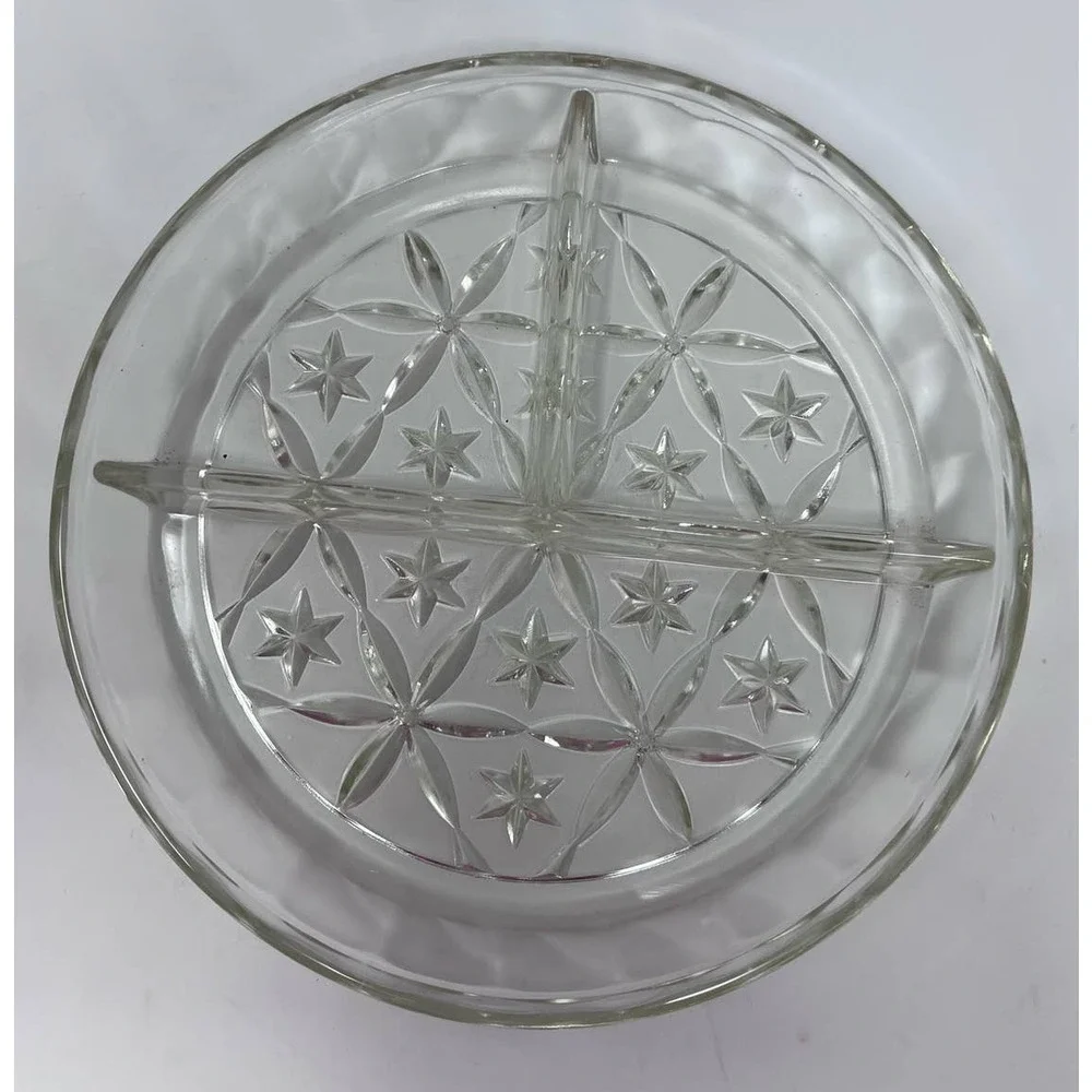 Clear‎ Star 3 Divider Plate 7 1/4